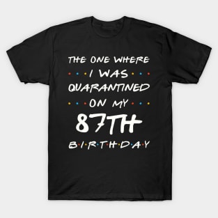 Quarantined On My 87th Birthday T-Shirt